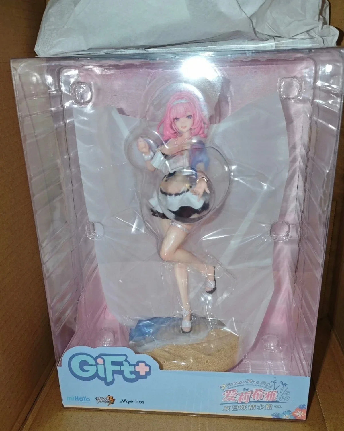 New in Stock Myethos Honkai Impact 3 Gift+ The Best Woman in The World Alicia Miss Summer Fairy 1/8 Figure