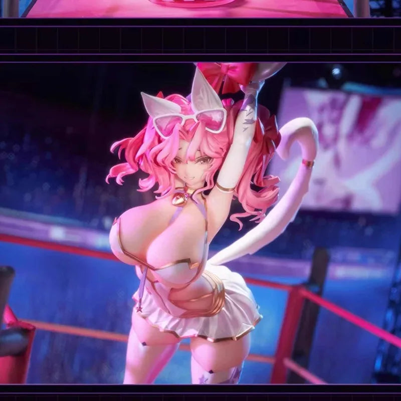 In Stock 100% Original AniMester 1/6 Mianmian Meow Wrestler Casey Sexy Girl Doll Figure Model Collection Toy Gift