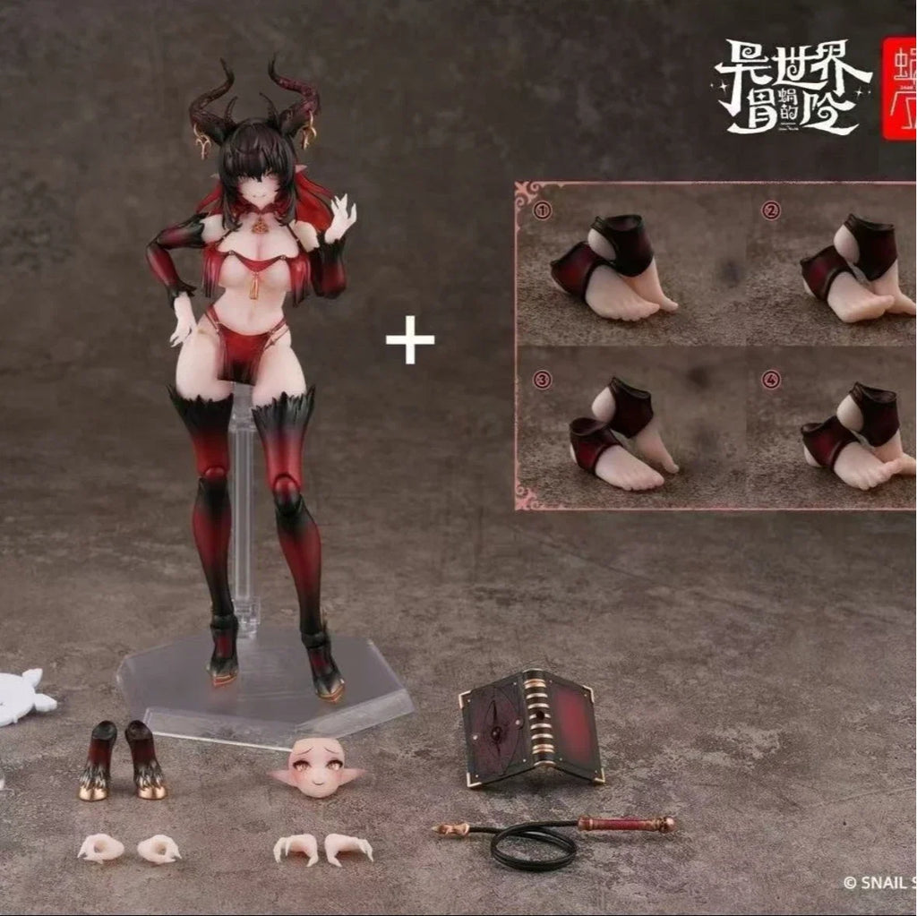 In Stock Succubus-Lostia Phase 2 Finished Product Movable Figure Ornaments Genuine Version