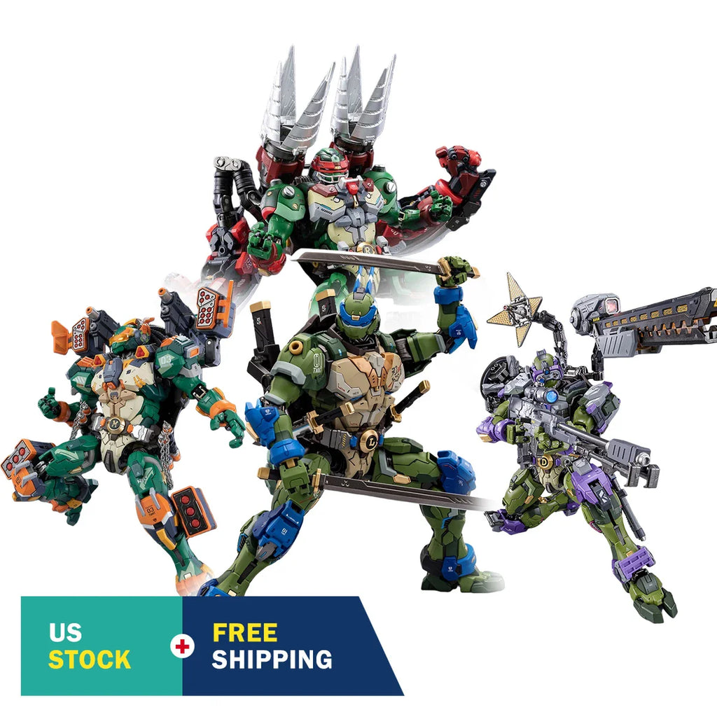 HIPLAY HEATBOYS Mecha Alloy Armor TMNT 4-Schildkröten Actionfigur