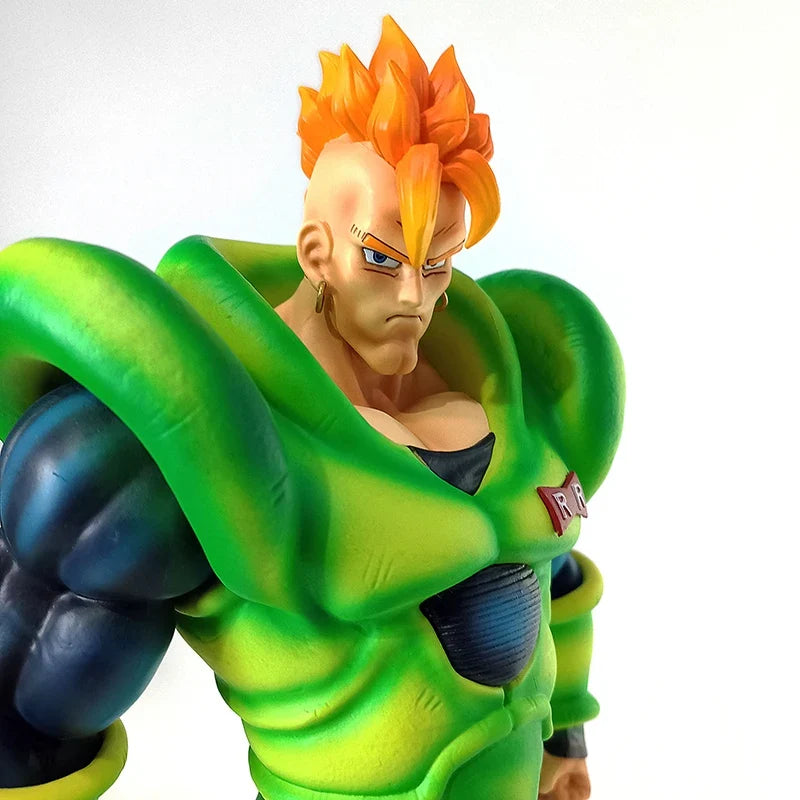 Dragon Ball Android#16 Secondary Table Ornament With Cabinet Gk Garage Kit Model Animation Figure Collectible For Home Decor