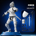 Ritter-Actionfiguren Paladin 13 Gelenkige bewegliche Formwandelnde Roboter 3D-gedruckte Schaufensterpuppen-Charakter-Montagespielzeuge Kindergeschenke