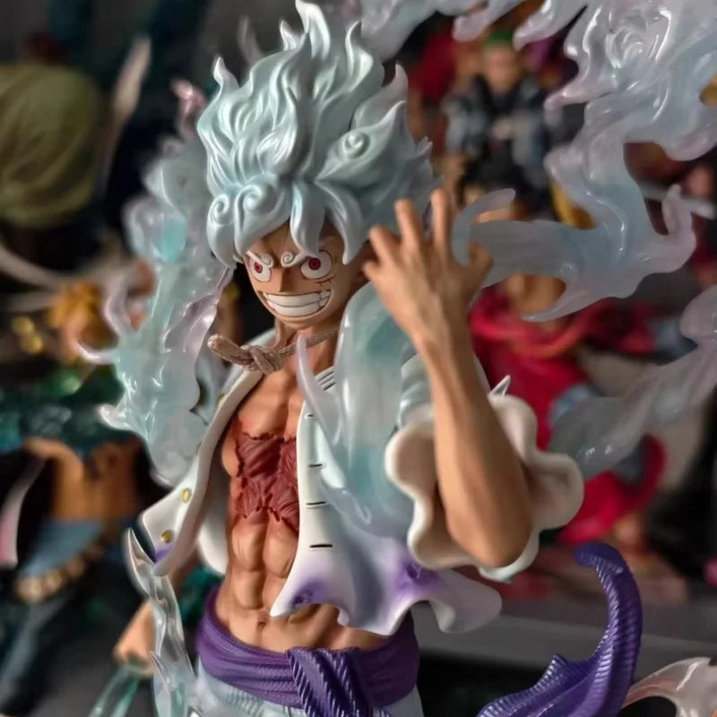 New JT Nika Monkey D. Luffy Action Figure ONE PIECE Anime Figures Luffy Fifth Gear Figures PVC Statue Collection Model Gifts