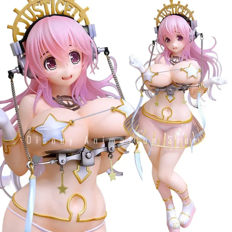 In Stock NSFW Hentai Figure SoniComi Super Sonico Sonico Libra Ver PVC Action Figure Adult Collection Model Doll Toys Gift Hobby