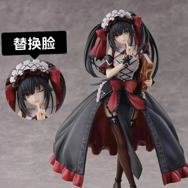 New Date A Live Kurumi Tokisaki 'Nibelcole' Anime Figure - Gothic Lolita Spirit Collector Statue Desktop Display Gift