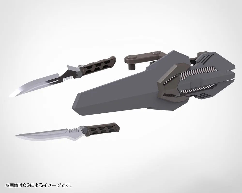 Kotobukiya Machine Girl 1/12 Soldier MW50J MW55J MSG Composite Dagger Shield Weapon Bag Model Fit 6'' Action Figure In Stock
