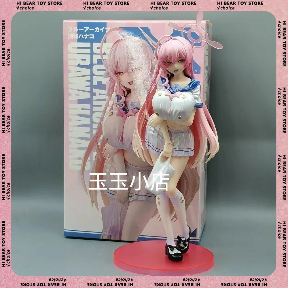 Blue Archive Figure Urawa Hanako Figures 27cm Pvc Sexy Girls Model Collection Statue Desk Decoration Dolls Toy Birthday Gifts