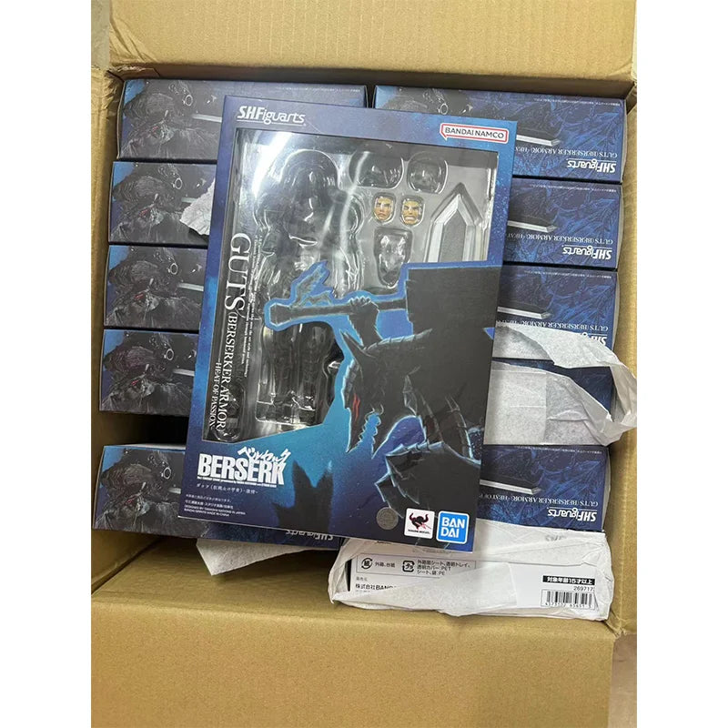 100% In Stock Original Bandai S.H.Figuarts Shf Guts Berserker Armor Passion Berserk Anime Action Collection Figures Model Toys