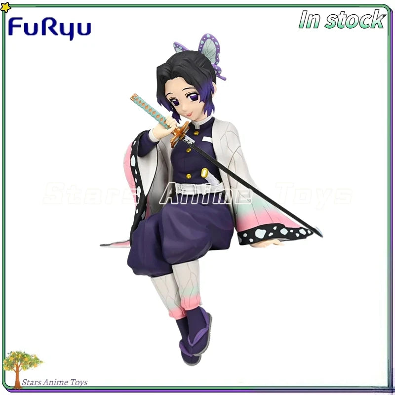 Original FuRyu Noodle Stopper Demon Slayer: Kimetsu No Yaiba SHINOBU KOCHO Collection Toy Gift Model Anime Figure