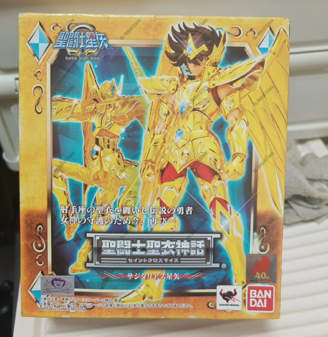Bandai 100% Original Saint Seiya Myth Cloth Sagittarius Seiya Action Figure Movable Birthday Gift Collection