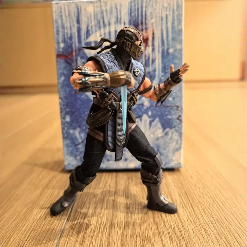 In Stosk Original Joy Man Toys JMToys ZK001 1/12 Mortal Kombat Figures Sub-Zero Action Anime Figurine Classic Sub-Zero Models