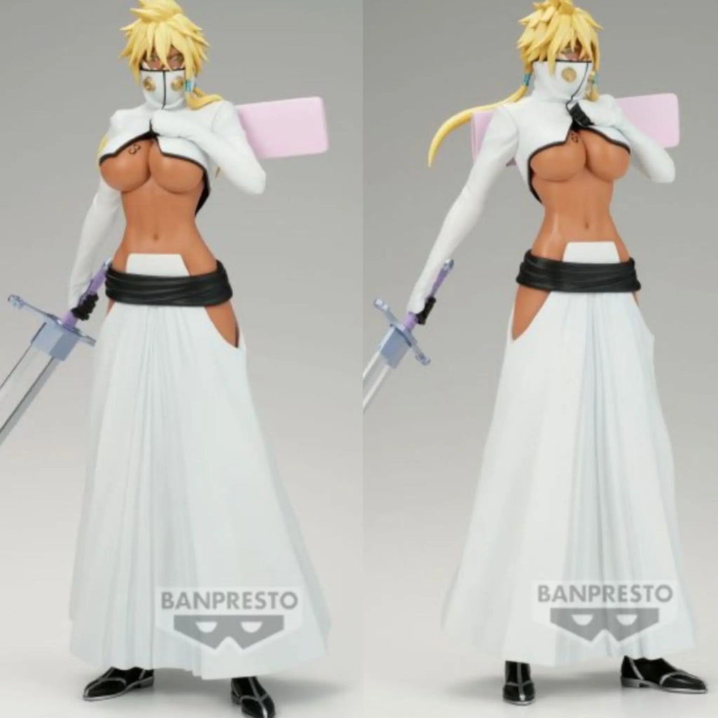 Original BANDAI Banpresto BLEACH Tear Halibel Espada PVC Anime Figures Action Figure Model Toys