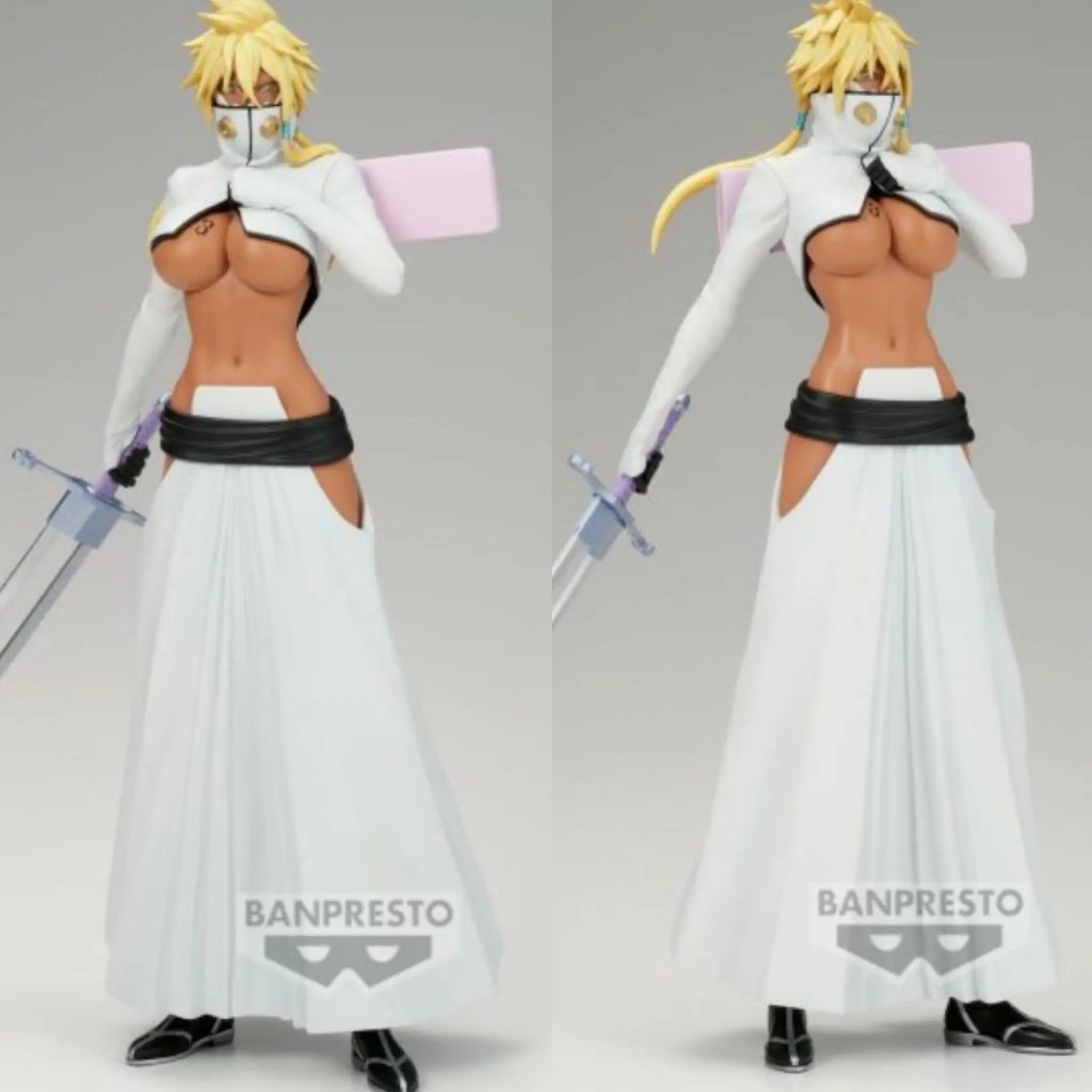 Original BANDAI Banpresto BLEACH Tear Halibel Espada PVC Anime Figures Action Figure Model Toys