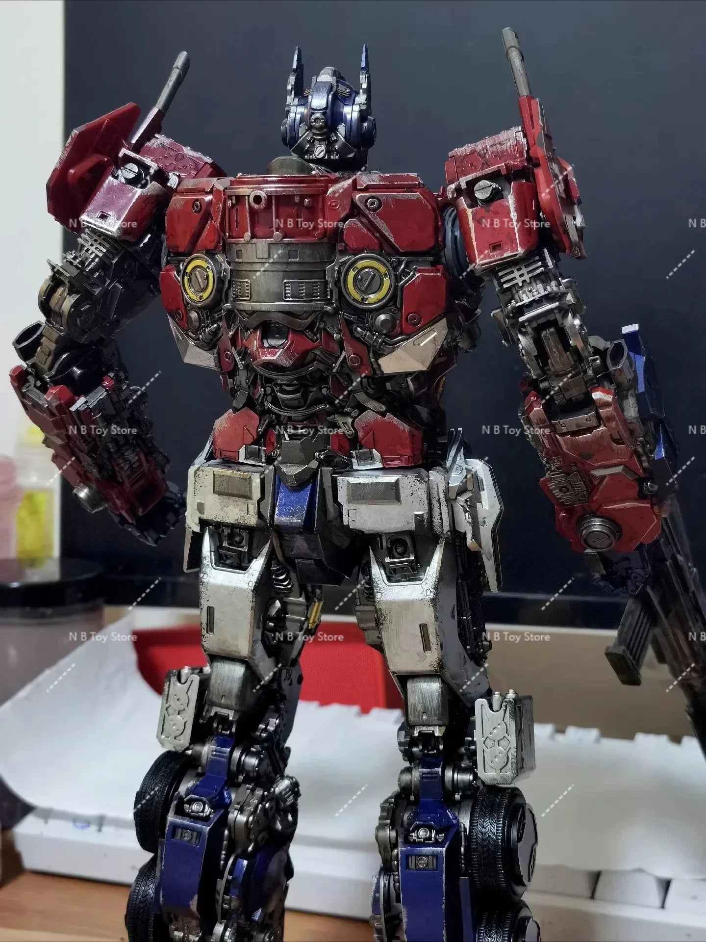 Transformation DIY Hand Painted Repaint Recoat MD-001 MD001 with Accessory Kit KO DLX 3A Alloy Op Commander Action Figure