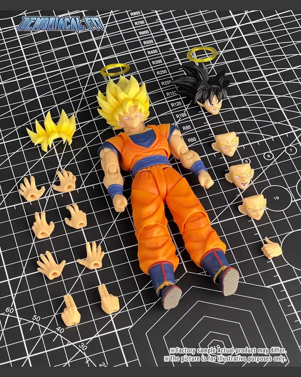 NEW Demoniacal Fit Son Goku Figure Dragon Ball Z SHF 3.0 Goku Figurine Martialist Forever Return From Beyond Action Figures GIFT