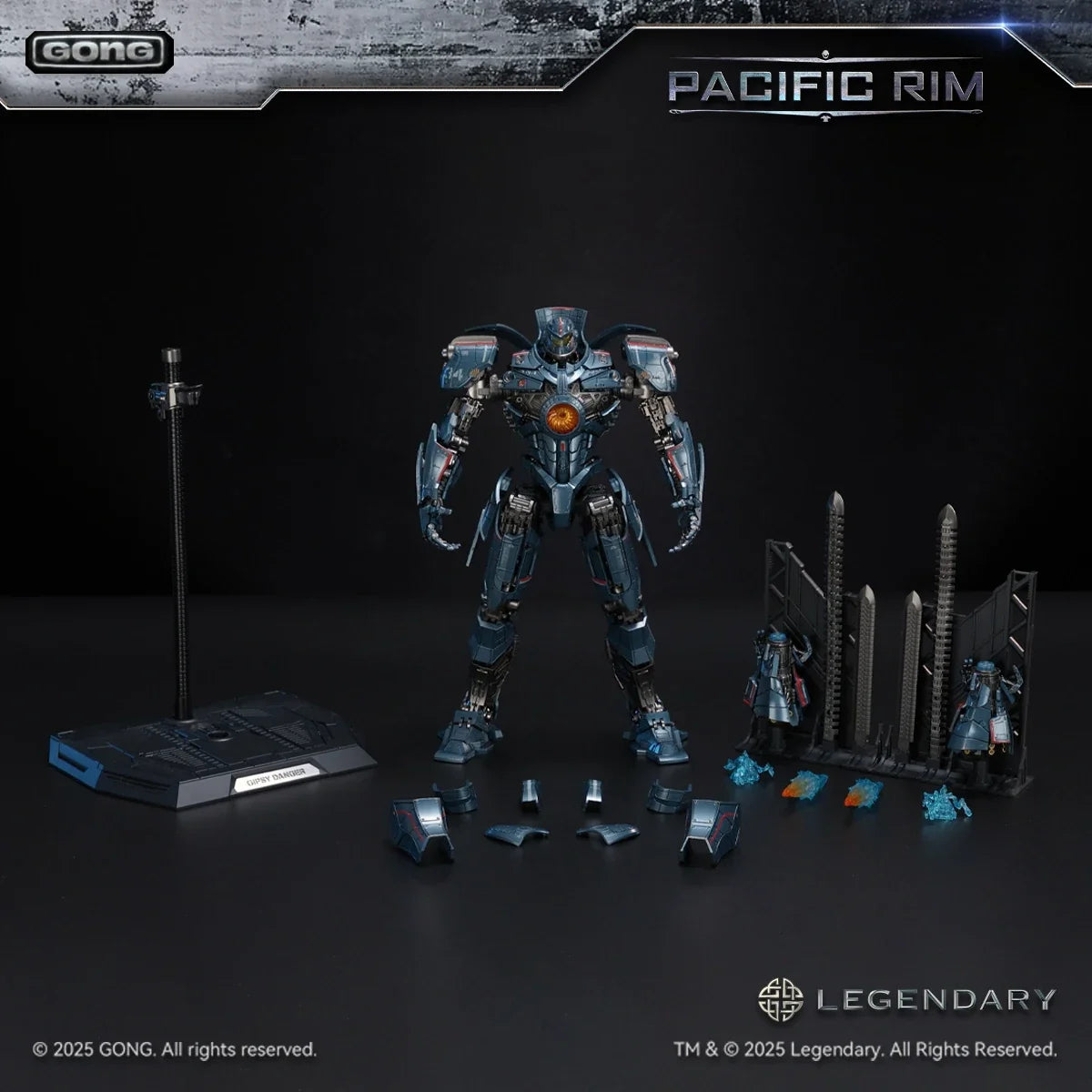In Stock GONG GIPSY DANGER 25cm Movable Anime Action Figure Collection Model Toys Mecha DIECAST ACTION FIGURE