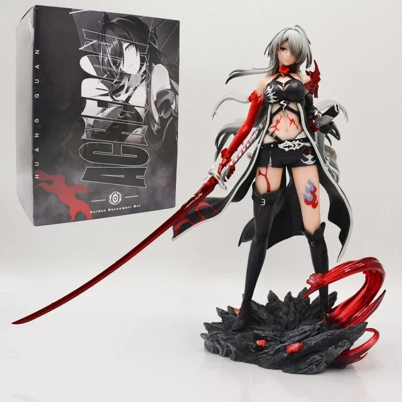 25cm Honkai Impact 3rd Mei Raiden Anime Figure Houkai Gakuen Kiana Kaslana Action Figure Acheron Figurine Adult Model Doll Toys