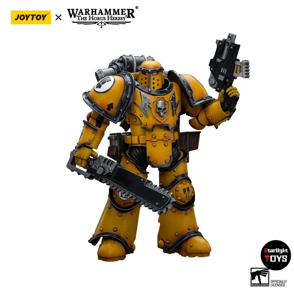 JOYTOY Warhammer 40K Imperial Fists Legion Chaplain Consul Mklll Despoiler Legionaries Model Toy 1/18 Action Figure