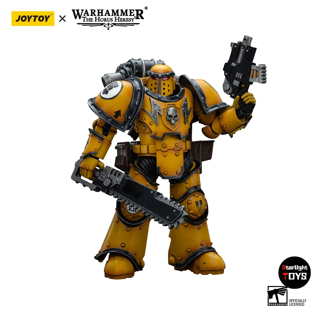 JOYTOY Warhammer 40K Imperial Fists Legion Chaplain Consul Mklll Despoiler Legionaries Model Toy 1/18 Action Figure