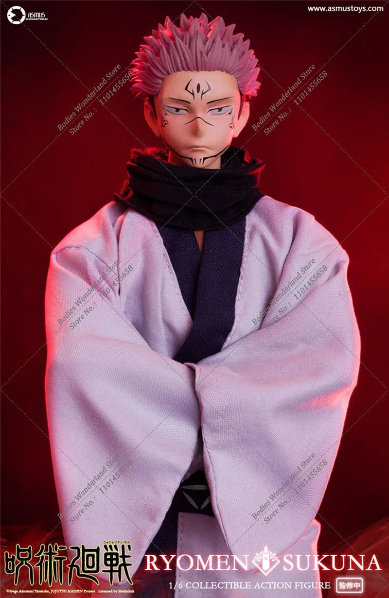 In Stock Asmus JJKS05 1/6 Scale Collectible Jujutsu Kaisen Ryomen Sukuna 12Inch Male Solider Action Figure Model Toys for Hobby