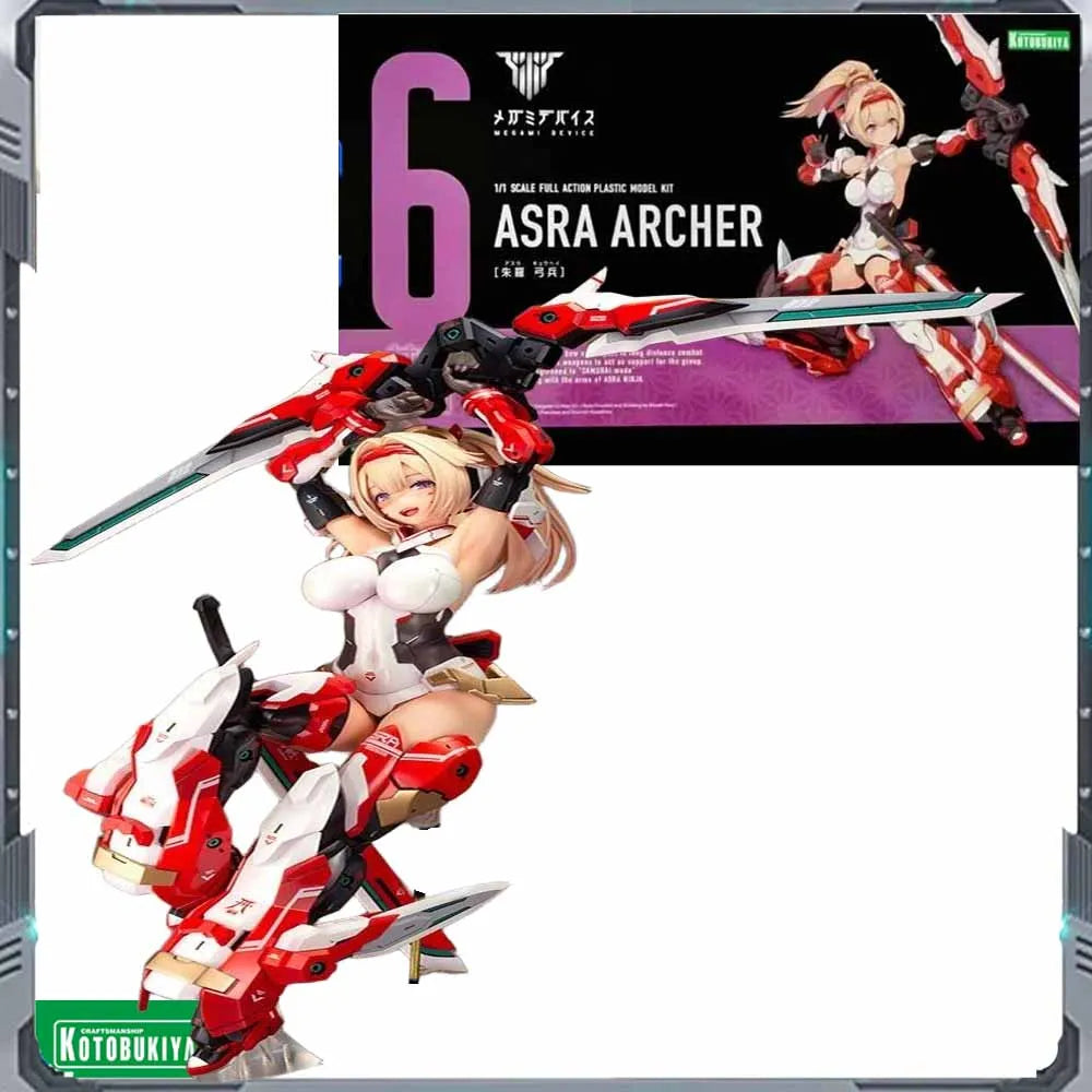 KOTOBUKIYA MEGAMI DEVICE ASRA ARCHER Anime figurine Action Figure assembly model Decoration Collection Gift toys for kids