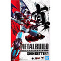 Bandai METAL BUILD DRAGON SCALE Shin Getter 1 Action Figure, a detailed mecha toy for men, kids, and passionate collectors.