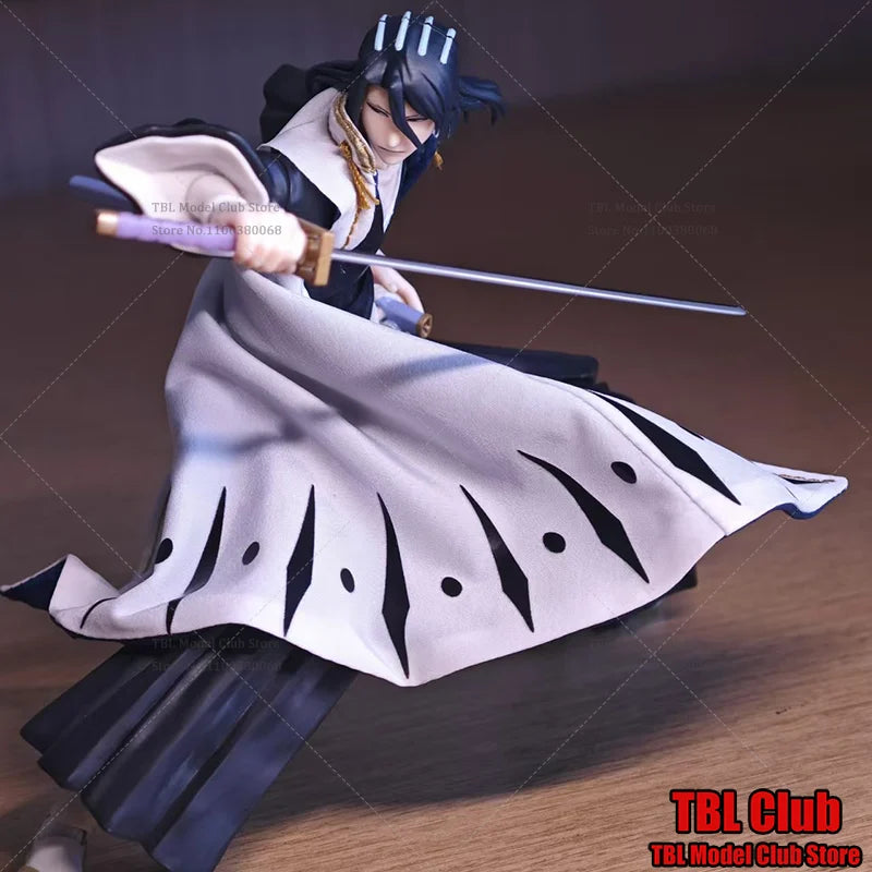 1/12 Scale Male Clothes Shinigami Kuchiki Byakuya Senbonzakura Japanese Anime For SHF 6-inch Action Figure Soldier Scene Props