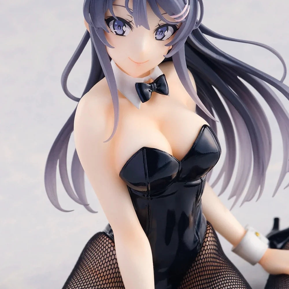 In Stock TAITO Original Genuine Seishun Buta Yarou Wa Odekake Sister No Yume O Minai Sakurajima Mai Bunny Ver 15cm Model Figures