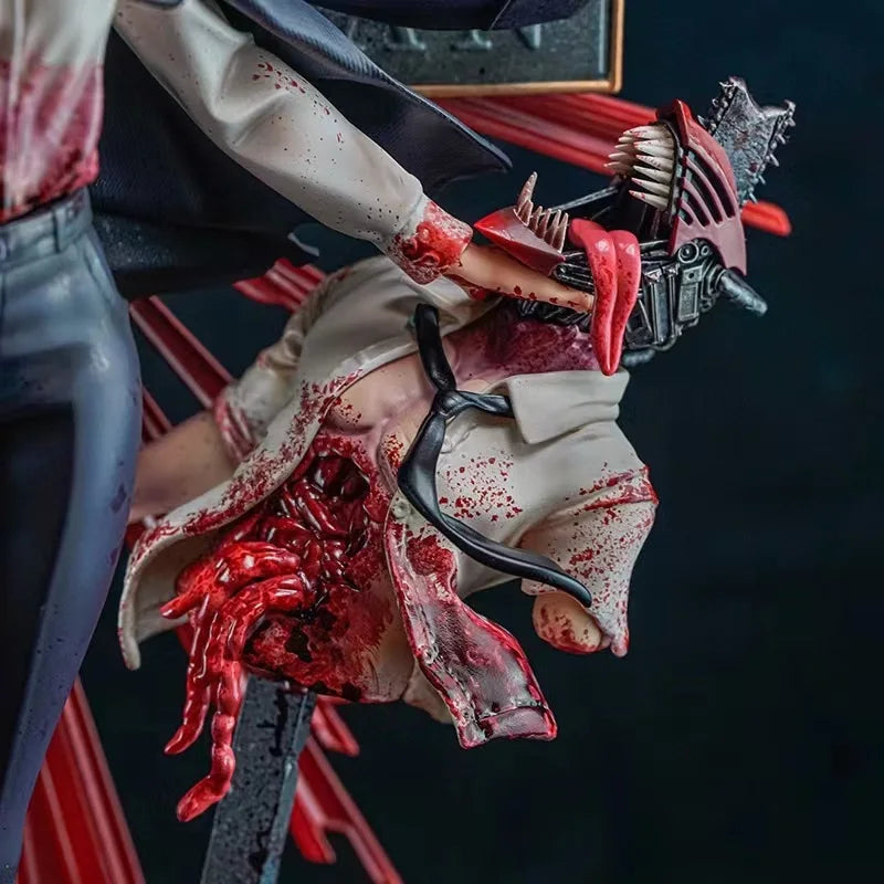 Chainsaw Man Anime Collectible Garage Kit Devil Hunter Makima Figure Sculpture Desktop Decoration Model Pvc Collectible Toy Gift