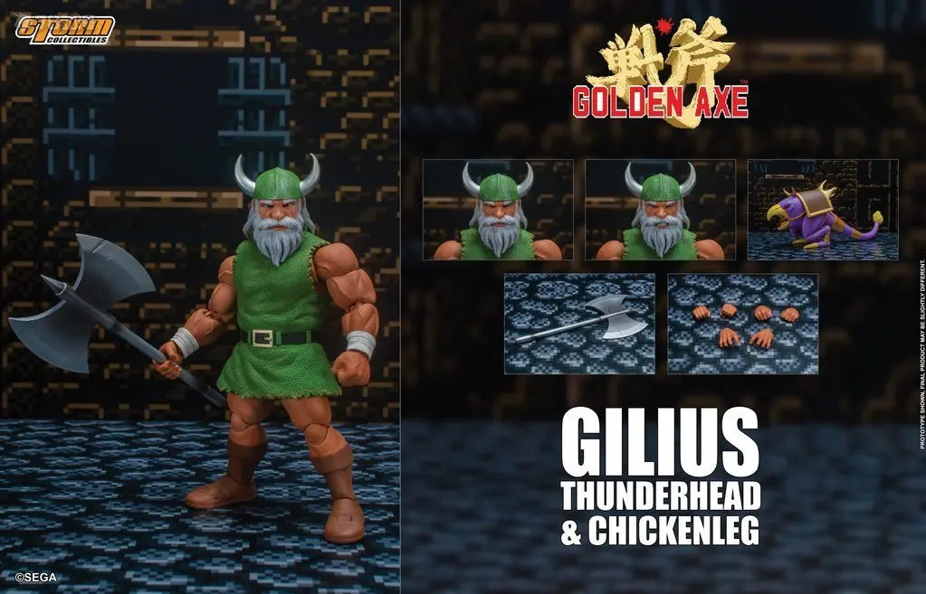 ã€Auf Lagerã€‘Original STORM COLLECTIBLES Tomahawk Serie GILIUS THUNDERHEAD HÄHNCHENKEULE 1/12 Actionfigur Spielzeug Modell Geschenk