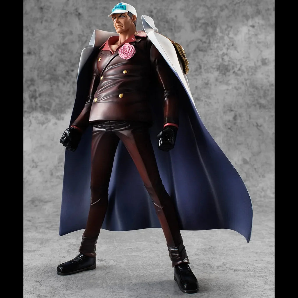 In Stock Original MegaHouse POP NEO-DX Navy Headquarters General Akainu Anime Doll Figure Model Toys Gifts