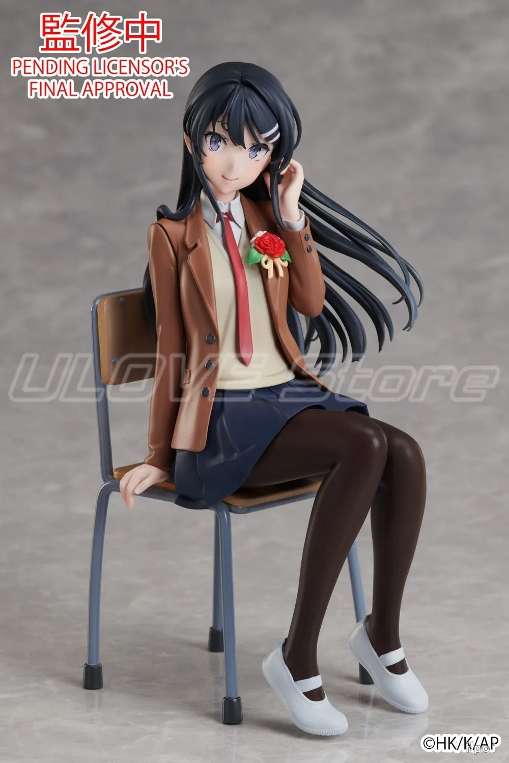 In Stock Original ANIPLEX+ Youthful Pig Headed Boy Won't Dream of Red Schoolbag Girl Sakurajima Mai Figure Model Anime Toys