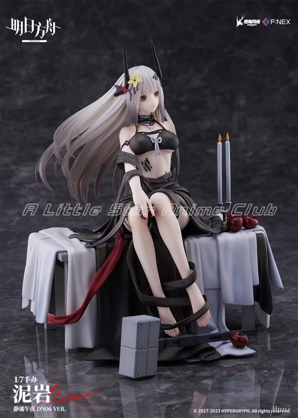 In Stock Original  F:NEX Arknights Mudrock Quiet Midnight DN06  1/7 Animation Figure Model Collection Gift Toys