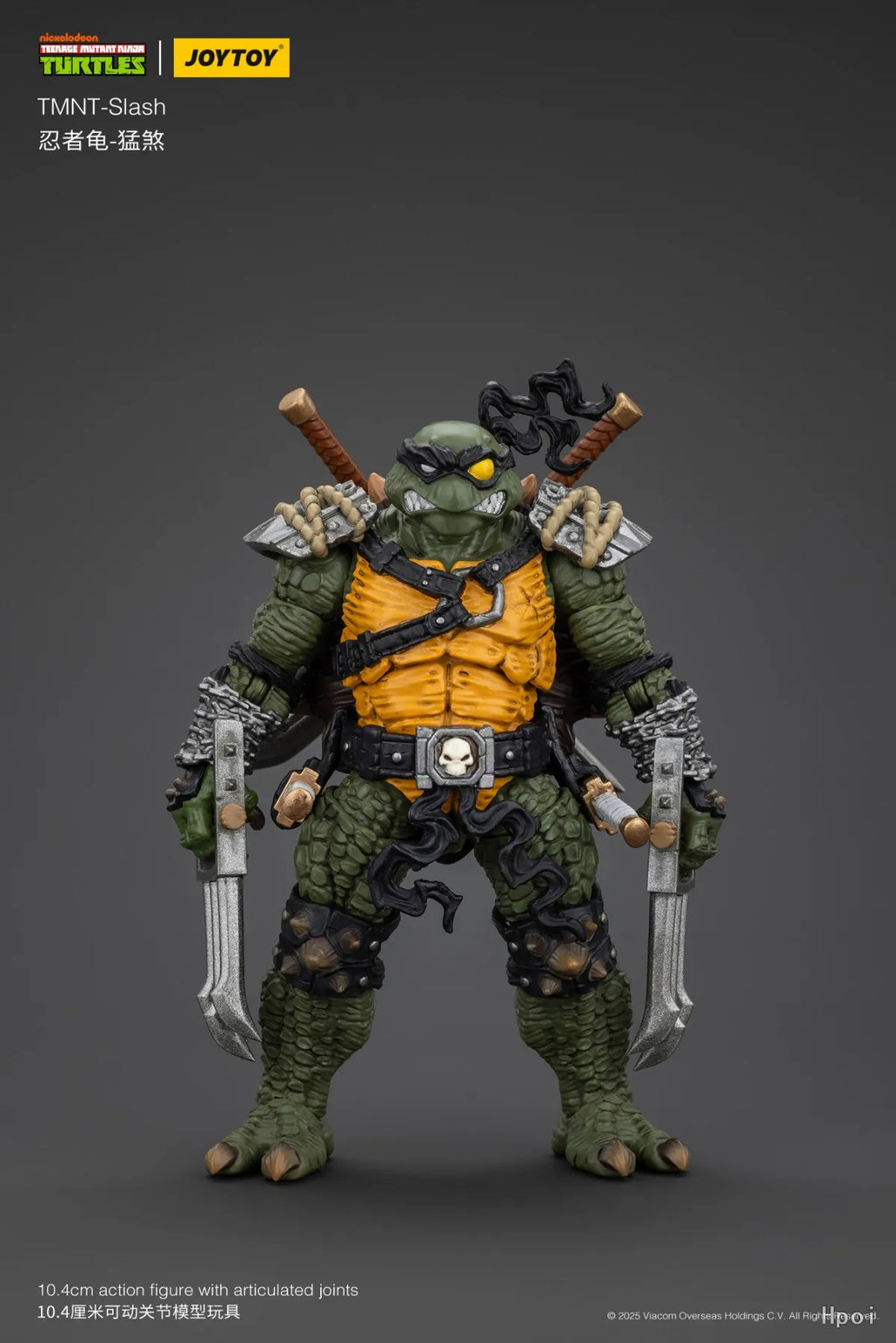 【SF】JOYTOY 1/18 Action Figure TMNT Slash  Prime Model Toy Gift