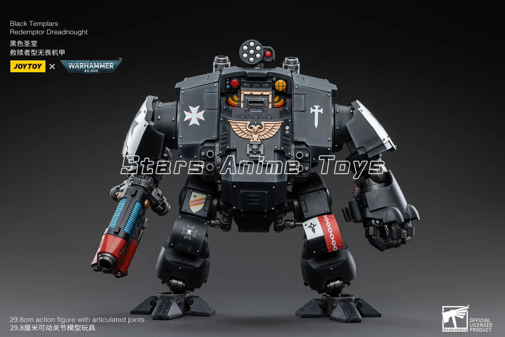 JOYTOY Warhammer 40000 Black Templars Redemptor Dreadnought 1/18 Action Fique Original