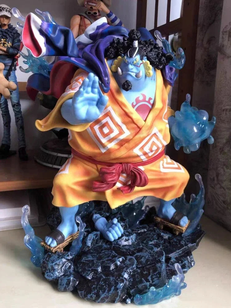 32cm One Piece Anime Figure Jimbei Oka Shichibukai Gk Pvc Action Figure Collectible Bifthday For Gifts Pvc Model Figurine