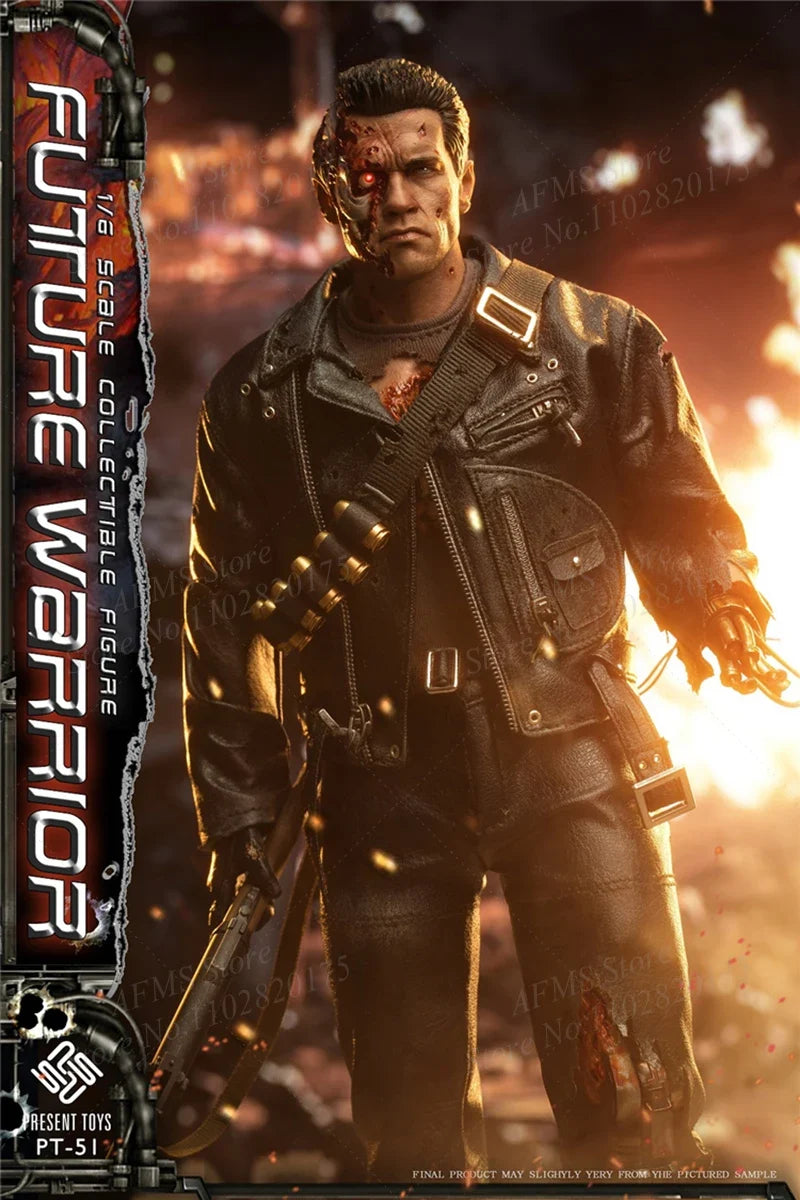 PRESENT TOYS PT-sp50 PT-sp51 1/6 Scale Collectible Figure Future Warrior T800 Arnold Schwarzenegger Full Set 12Inch Men Soldier