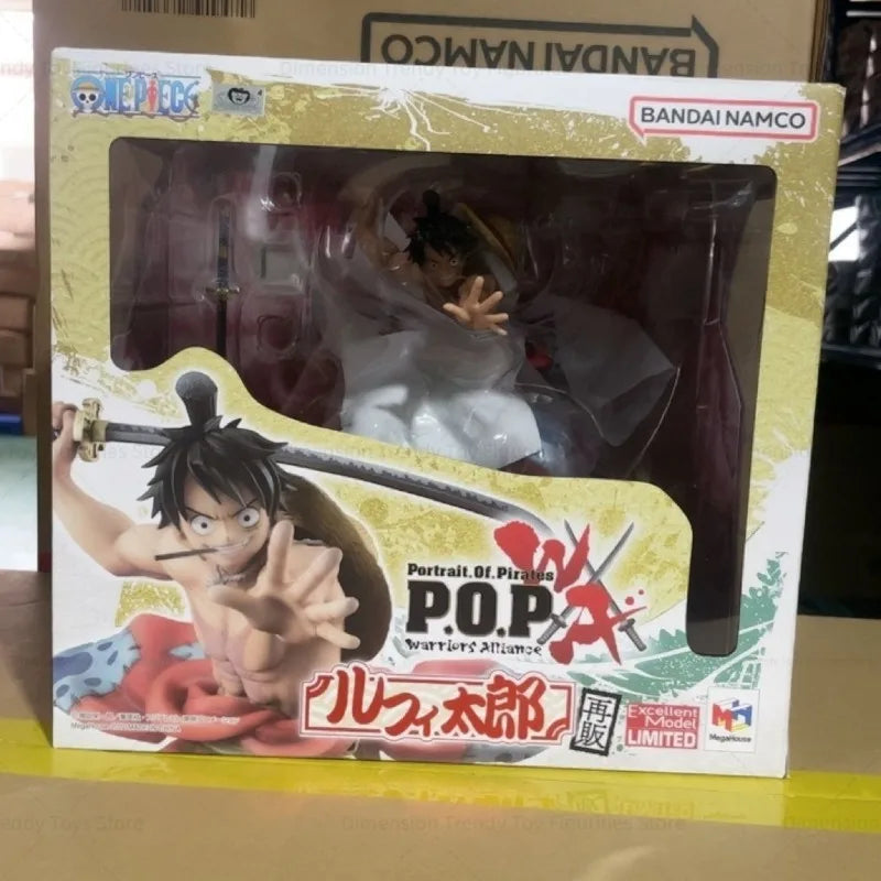 Bandai In Stock MegaHouse POP WA Original Anime One Piece Monkey D Luffy Actionfigur Modell Spielzeug Geschenk DT