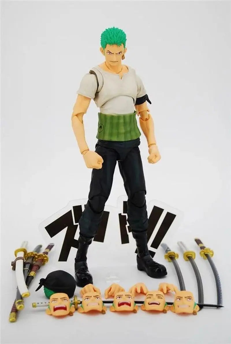 New Anime One Piece Monkey D. Luffy Zoro Portgas D Ace Ko Articulated Action Figure Joints Moveable Collectible Model Toys Gift