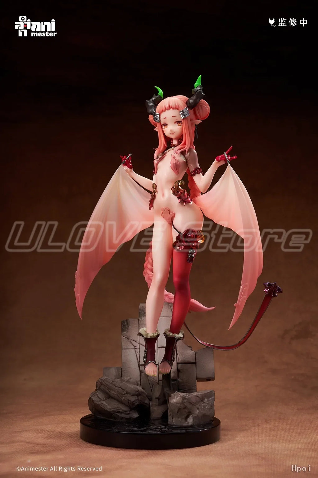 In Stock Original AniMester Little Succubus Fangko Anime Figure Model Collection Gift Toys