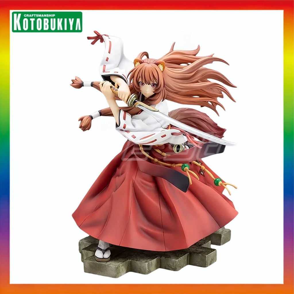 Auf Lager Original Kotobukiya The Rising of The Shield Hero Staffel 2 Raphtalia Anime Figur Modell Sammlung Geschenk Spielzeug