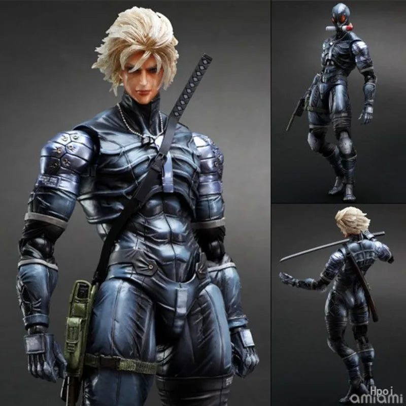 SQUARE ENIX Original PLAY ARTS Modified Finished Movable Doll Metal Gear Solid 2 Anime Action Figure Model Toys Gifts for Boys