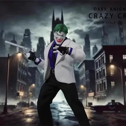Joy Man Toys Crazy Criminal Action Figure - 1/12 Scale Collectible Dark Knight Returns Robot Toy for Kids Birthday Gift