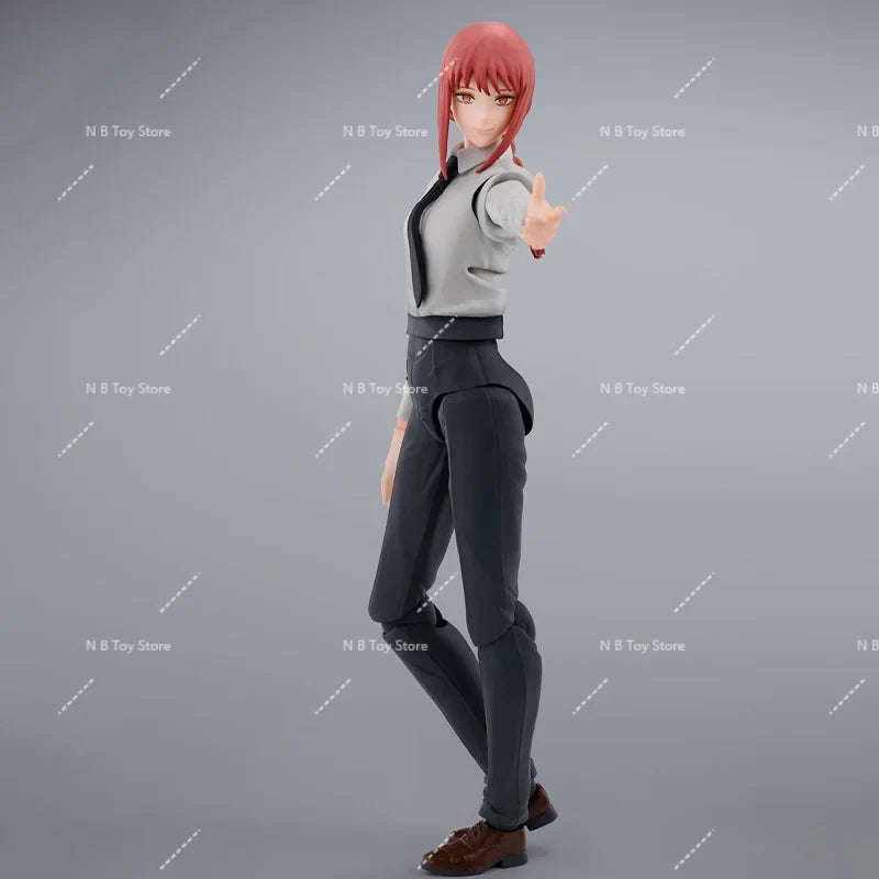 Bandai S.H.Figuarts SHF Chainsaw Man Makima Model Kit SHF PVC about 14.5cm Action Figures Model Toys Figurine Gift for Children
