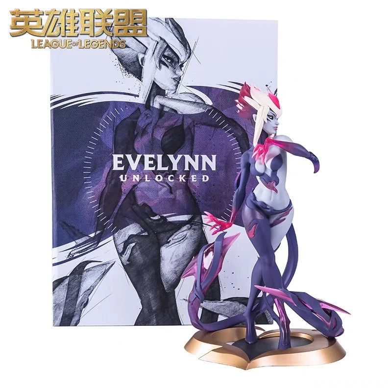 Original LOL League of Legends The Virtuoso Khada Jhin Game Dramatist Ember Sculpture Action Figure Ornaments Model Toys