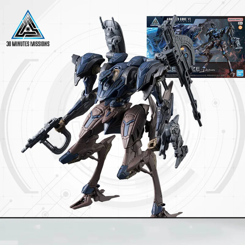 Bandai Genuine 30MM ARMORED CORE VI NIGHTFALL STEEL HAZE BD-011 MELANDER Liger Tail CC-2000 ORBITER Anime Figure Assembly Model