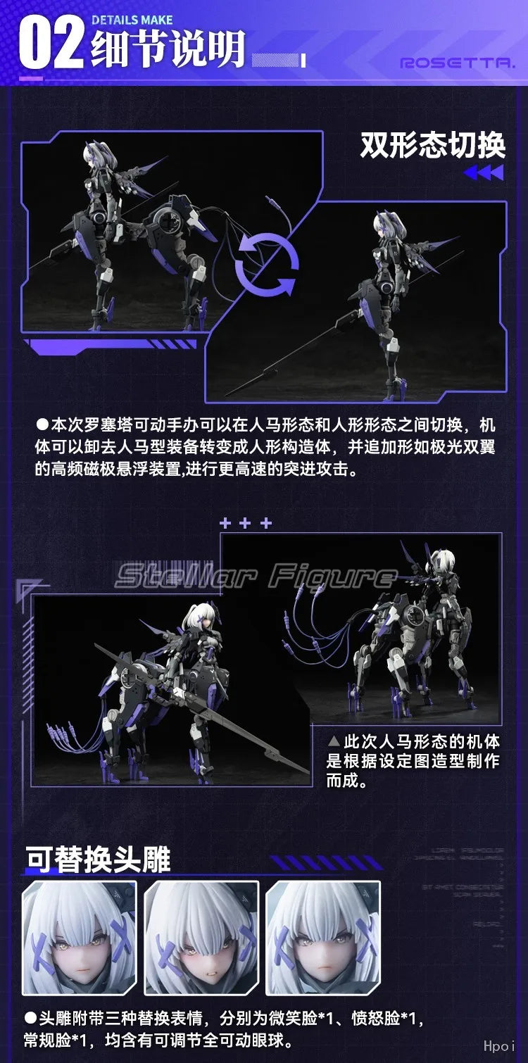 【SF】In Stock SnailShell Battle Double: Pamish Rosetta Lin Lie 1/12 Scale Figure Anime Model Collection