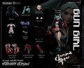 Romankey Gun Girl Jessica Rebecca 1/12 Sammler-Actionfigur Bewegliches Gelenk Modellbausatz Ornament Modellpuppe Spielzeug Geschenk