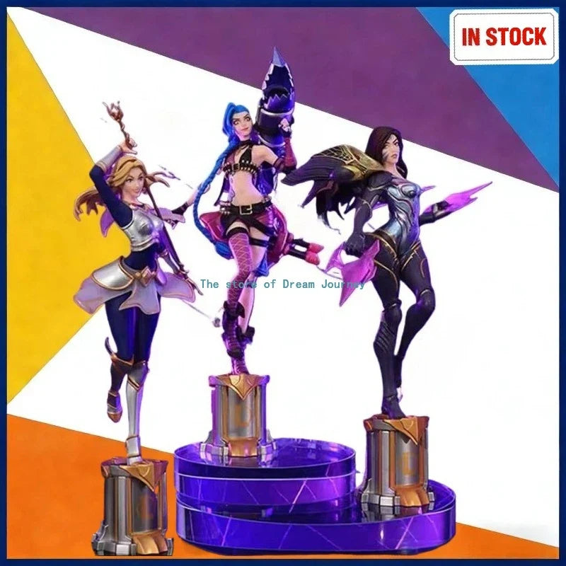 Original in stock League of Legends LOL CMGE Runaway Loli Jinx Desktop Ornaments 3D Pen Figure Collection Gift