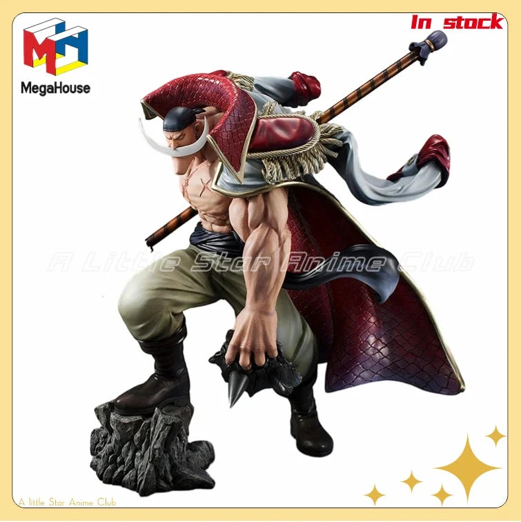 In Stock Original MegaHouse Portrait of Pirates "SA-MAXIMUM" ONE PIECE EDWARD NEWGATE Model Ornament